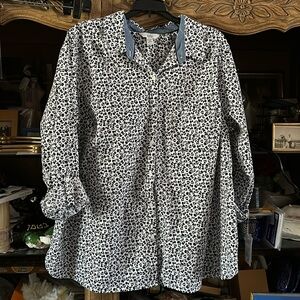 NWT CROFT & BARROW BLOUSE